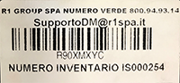 etichetta inventario R1